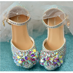 Luxurious Ringstone Princess Shoes for Girls