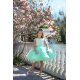 Turquoise Butterfly Birthday Dress