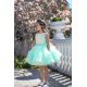 Turquoise Butterfly Birthday Dress