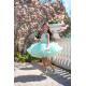 Turquoise Butterfly Birthday Dress