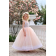 Peach Butterfly Birthday Dress