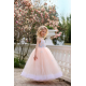 Peach Butterfly Birthday Dress