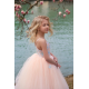 Peach Butterfly Birthday Dress