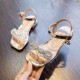 Crystal Bow Sandals for Girls