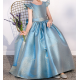 Shinny Blue Bow Princess Dress