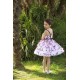 White with Pink Blossom Birthday Dress