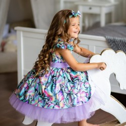 Purple Butterfly’s Birthday Dress