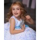 Bow Sparkling Blue Birthday Dress