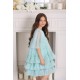 Turquoise Star Birthday Dress