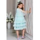 Turquoise Star Birthday Dress