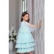 Turquoise Star Birthday Dress