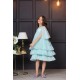 Turquoise Star Birthday Dress