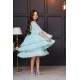 Turquoise Star Birthday Dress