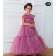 Long Purple Birthday Dress