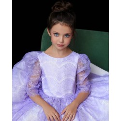 Lace Purple Birthday Dress