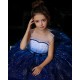 Sparkling Blue Star Birthday Dress
