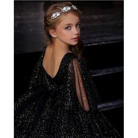 Black with Gold Birthday Dress