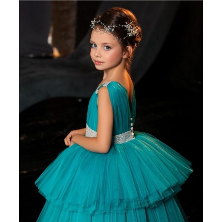 Turquoise & Silver Birthday Dress