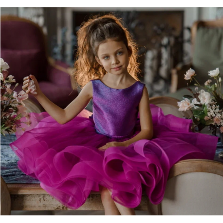 Sparkling Magenta & Lavender Birthday Dress