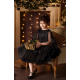 Black with Gold Birthday Dress