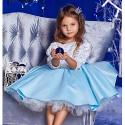 Sparkling Blue Birthday Dress