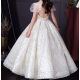 Sparkling Lace White Princess Dress