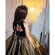 Sparkling Granola Princess Dress with Black Top