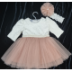 Dusty Pink Baby Set with Coat