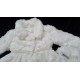 Ivory Baby Coat with Turban