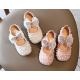 Pink/Silver Pearls Princess Shoes for Girls