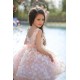 Peach Flower Birthday Dress