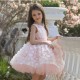 Peach Flower Birthday Dress