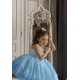 Blue Sparkling Birthday Dress