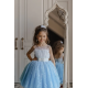 Blue Sparkling Birthday Dress