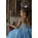 Blue Sparkling Birthday Dress