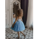 Blue Sparkling Birthday Dress