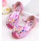 Elsa Rainbow Butterfly Flat Shoes for Girls