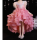 Pink Ruffle Party Dress for Girl