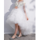 White Ruffle Party Dress for Girl