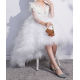 White Ruffle Party Dress for Girl