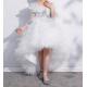 White Ruffle Party Dress for Girl