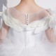 White Ruffle Party Dress for Girl