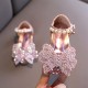 Crystal Butterfly Shoes with Pearls