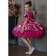 Fuchsia Butterfly Girl Birthday Dress