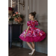 Fuchsia Butterfly Girl Birthday Dress