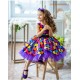 Rainbow Dots Girl Birthday Dress