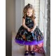 Purple Butterfly Girl Birthday Dress