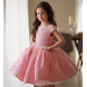 Sparkling Pink Sequins Birthday Dress