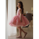 Sparkling Pink Sequins Birthday Dress