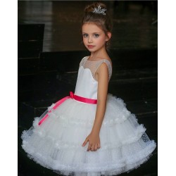 White Dots Birthday Dress